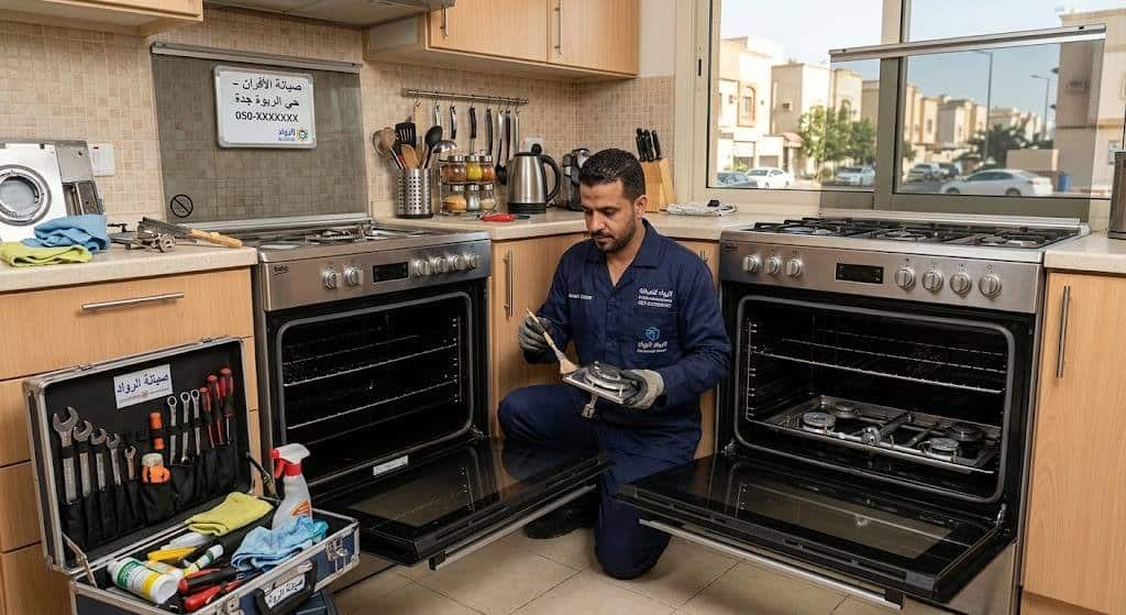 صيانة افران حي الربوة جدة